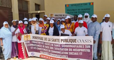 Santé : Des agents sanitaires du Ouaddaï formés à l’utilisation du misoprostol