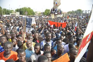 Niger : Des habitants manifestent leur soutien aux autorités au pouvoir