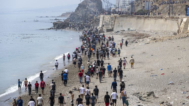 Migrant crossings surge at Morocco-Ceuta border